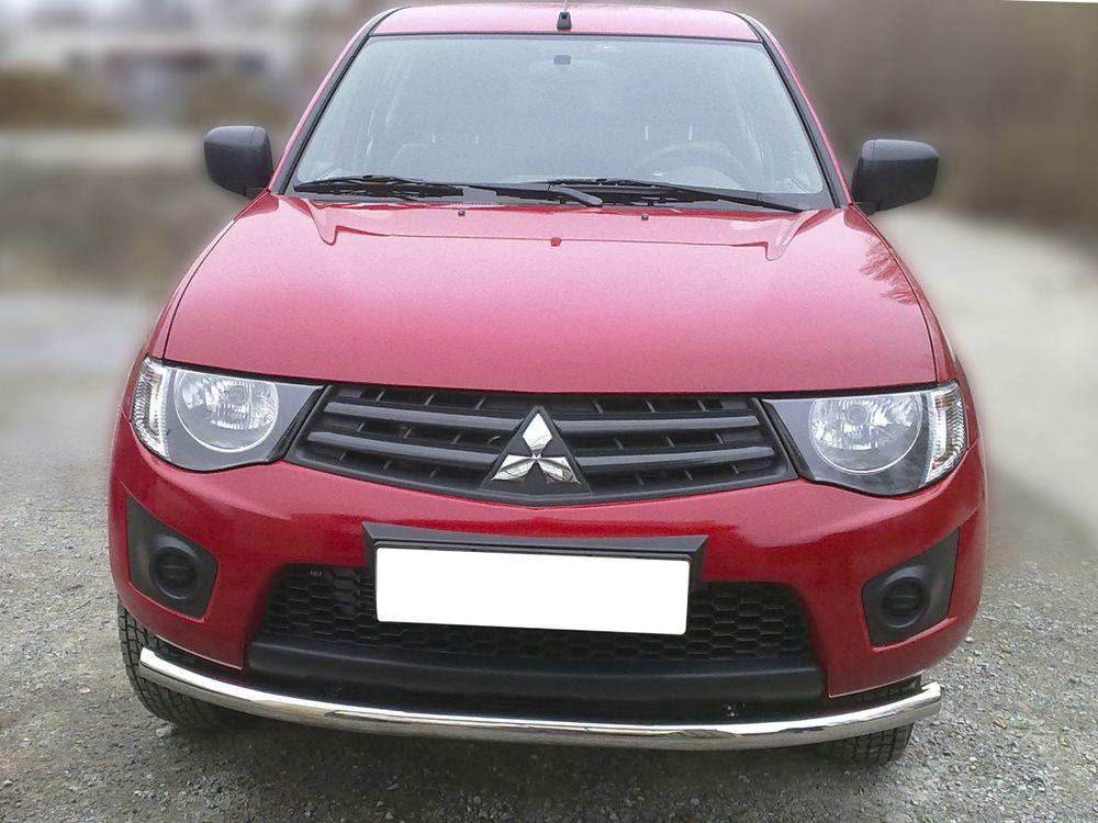 Защита переднего бампера по низу бампера d-76 для Mazda BT-50, Технотек MBT_1.1