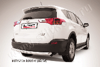 Защита заднего бампера d76 радиусная Toyota Rav-4 (2012-2015) , Slitkoff, арт. TR413-013