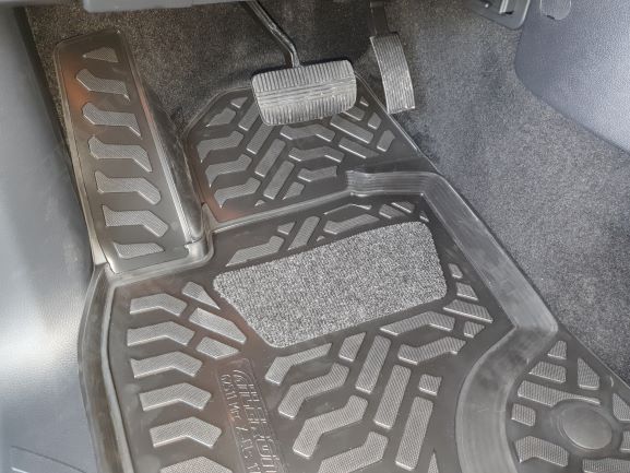 Ковры модельные (высокий борт) для Mercedes-Benz X-Class (2017-) (3D с подпятником), Элерон, арт. 62511