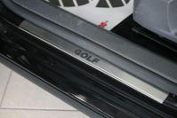 Накладки на внутренние пороги с логотипом на металл для Volkswagen Golf V 2005-2009, Союз-96 VWG5.31.3048