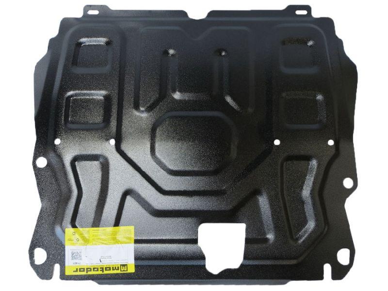 Защита двигателя, кпп стальная Motodor для Nissan Qashqai 2014 2015- (2 мм, сталь), 71401
