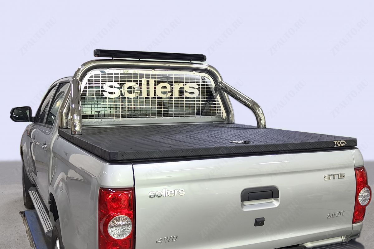 Защита кузова и заднего стекла (для крышки) 76,1 мм со светодиодной фарой Sollers ST6 2023- арт. SOLST623-29