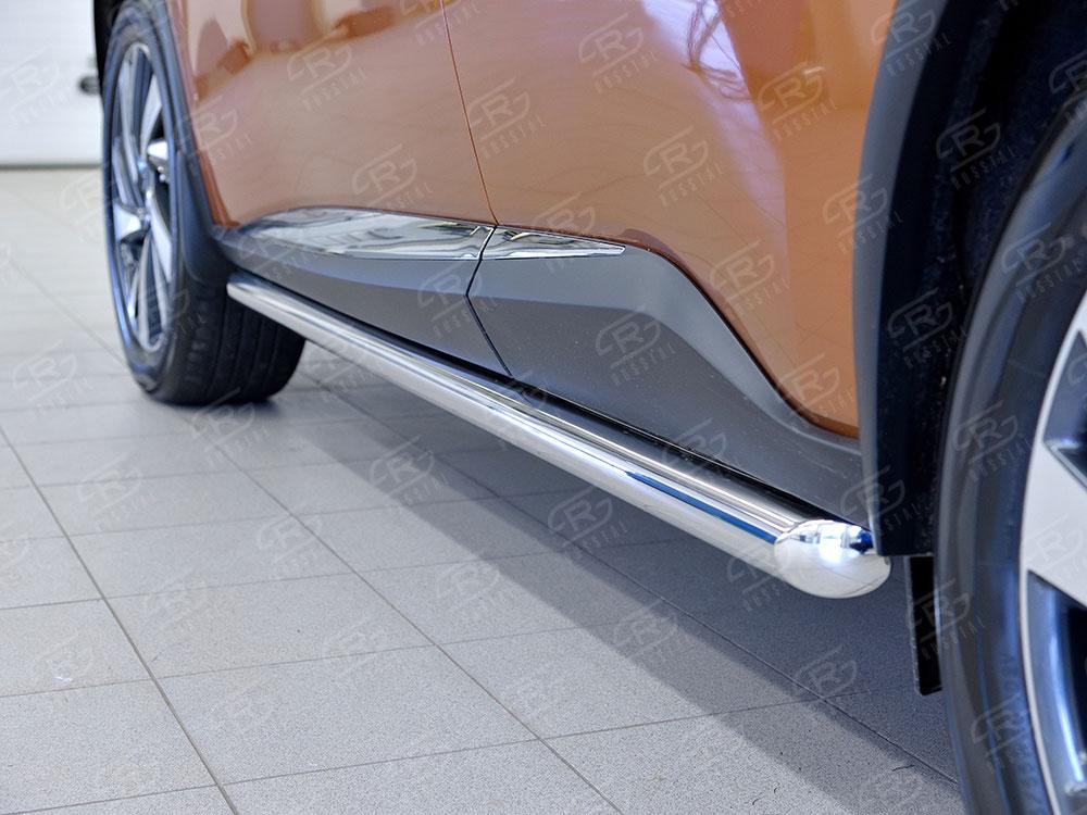 Пороги труба d57 вариант 1 для Nissan Murano 2016, Slitkoff NMUT-0024061
