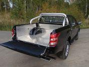 Защитный алюминиевый вкладыш в кузов автомобиля (без борта) для автомобиля Mitsubishi L200 2015-2018 TCC Тюнинг арт. MITL20015-44