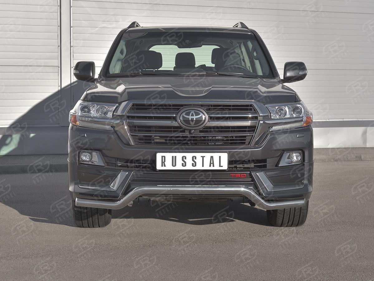 Защита переднего бампера d57 для автомобиля Toyota Land Cruiser 200 TRD 2019 арт. TLCZ-003330, Slitkoff