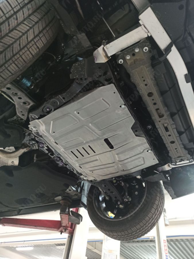 Защита картера для LEXUS RX350  2023 - V-2,0 АТ FullWD, Sheriff, алюминий 4 мм, арт. 24.5478