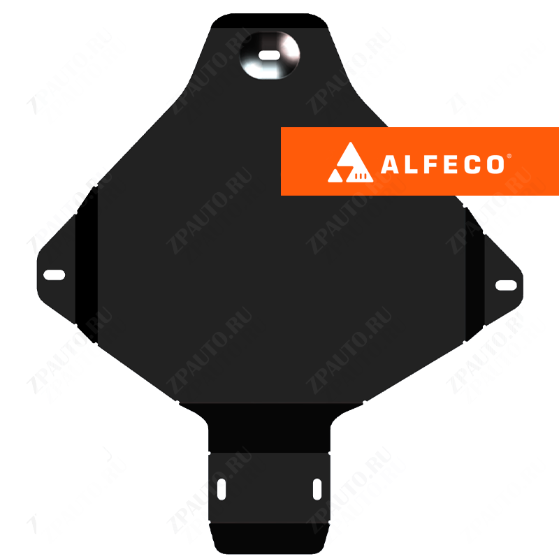 Защита редуктор заднего моста Volkswagen Touareg (NF) 2010-2018 V-all редуктор заднего моста, ALFeco, сталь 2мм, арт. ALF2603st-1