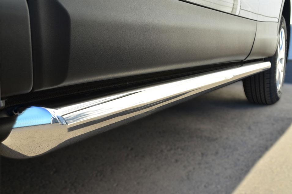 Пороги труба d57 вариант 1 для Nissan Qashqai 14-/15- SPB, Slitkoff NQQT-001788