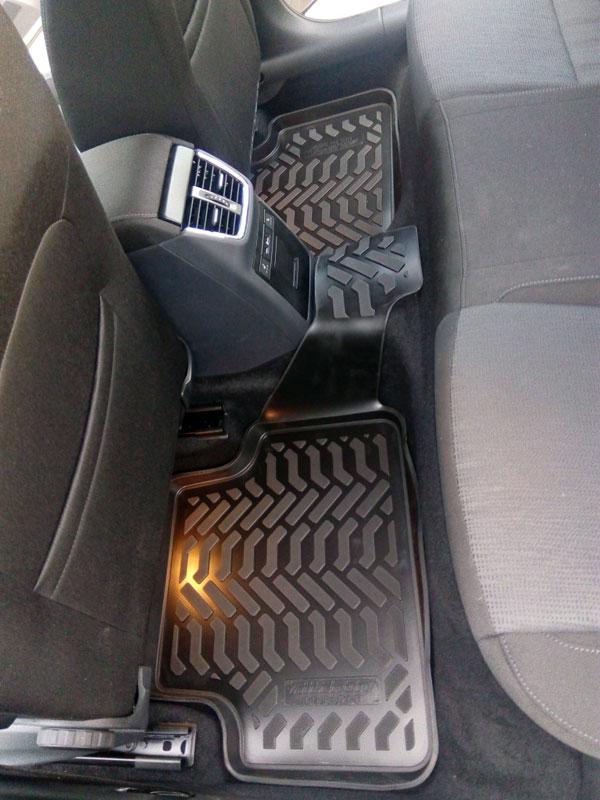 Ковры салонные модельные высокий борт 3D с подпятником для Skoda Octavia A7 2013-, Элерон 61623