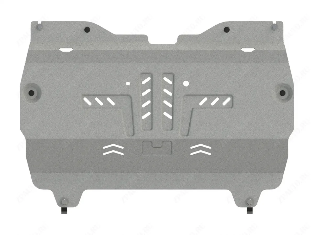 Защита картера и КПП для NISSAN Pathfinder  2021 - , V-3,5 AT FullWD, Sheriff, алюминий 4 мм, арт. 15.5111