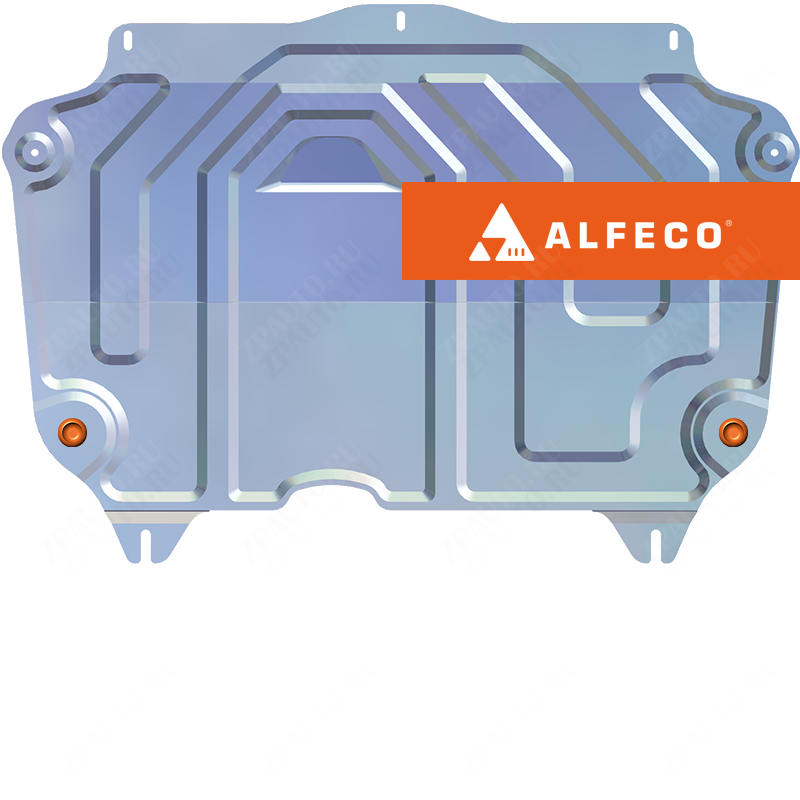Защита  картера и КПП Chevrolet Spark M 300 2010-2015- V-all , ALFeco, алюминий 4мм, арт. ALF0314al