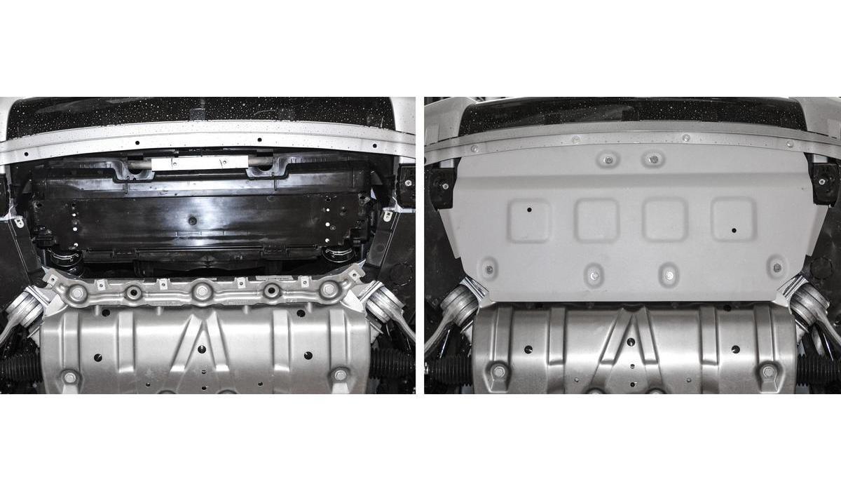 Защита радиатора Rival для BMW 3 серия VII 2018-н.в., штампованная, алюминий 3 мм, с крепежом, 333.0536.1