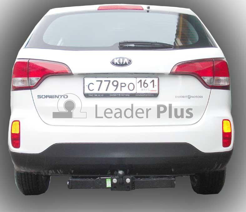 ТСУ для HYUNDAI SANTA FE (DM) 2012-(дизель)- KIA SORENTO 4 (XM FL) 2012-(дизель) тип шара F Leader H224-F