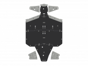 Защита днища HDPE для POLARIS Ranger 1000 XP 2017-2021, ПНД 10 мм, STORM, арт. 4920