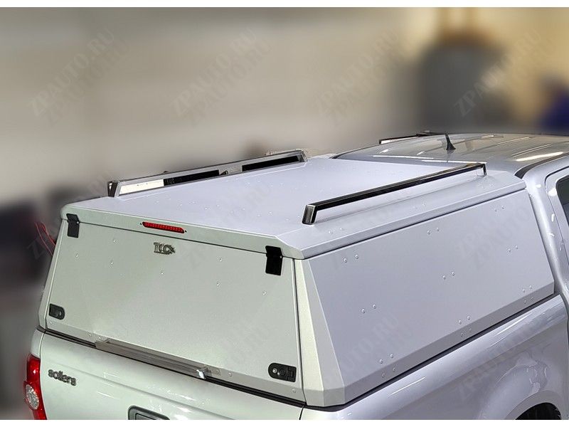 Кунг (алюминий Premium Silver) 2мм с рейлингами на крышу кунга (комплект Premium) Sollers ST8 2025- арт. SOLST825-38SILVER
