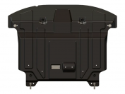 Защита картера и КПП для KIA Sorento  09.2012 - 2014 V-2.2D АТ; 2.2D МТ; 2.4 АТ; 2.4 МТ, Sheriff, сталь 2, арт. 11.2346