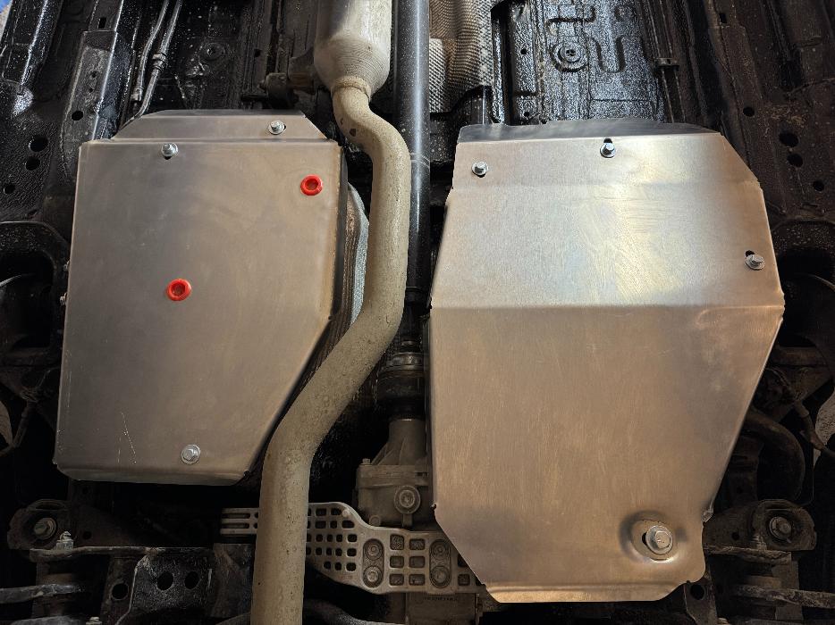 Защита  топливного бака (левый) Chery Tiggo 7 Pro MAX 2022- V-1,6 DCT 4WD , ALFeco, алюминий 4мм, арт. ALF0230al