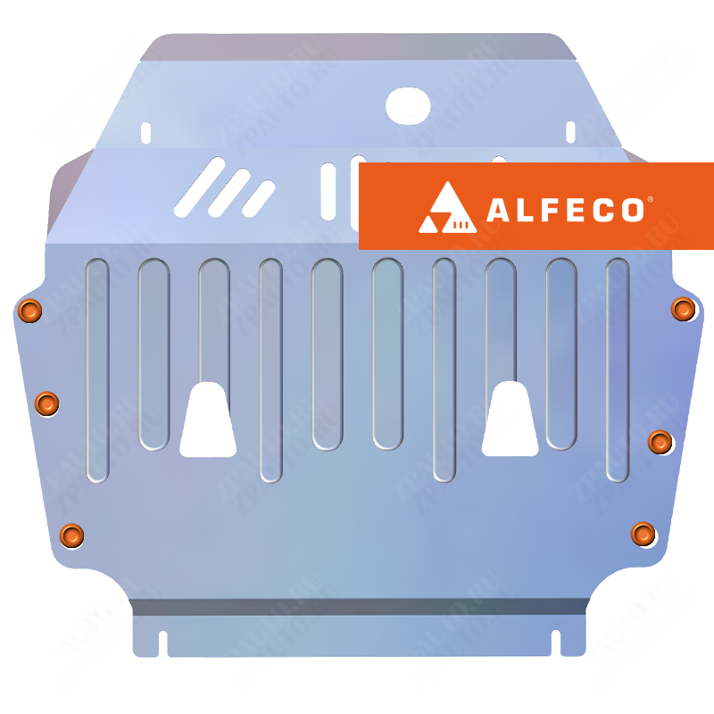 Защита  картера и КПП Volvo S80 1998-2006 V-all , ALFeco, алюминий 4мм, арт. ALF2711al