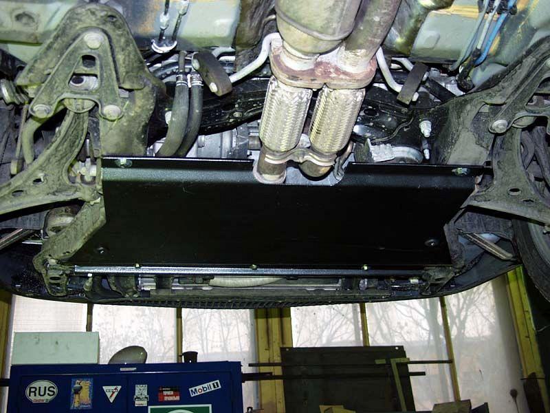 Защита картера и КПП для Alfa Romeo 166 , Sheriff арт.01.0489 (сталь 2,0 мм)