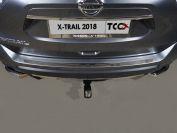 Накладка на задний бампер (лист зеркальный) для автомобиля Nissan X-Trail (T32) 2018-