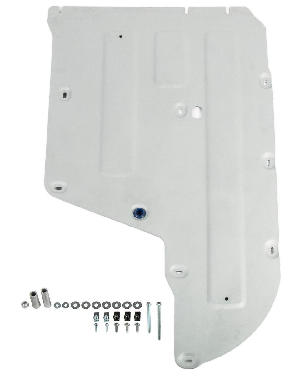 Защита КПП Rival для BMW 3 серия VII RWD 2018-н.в., штампованная, алюминий 3 мм, с крепежом, 333.0538.1