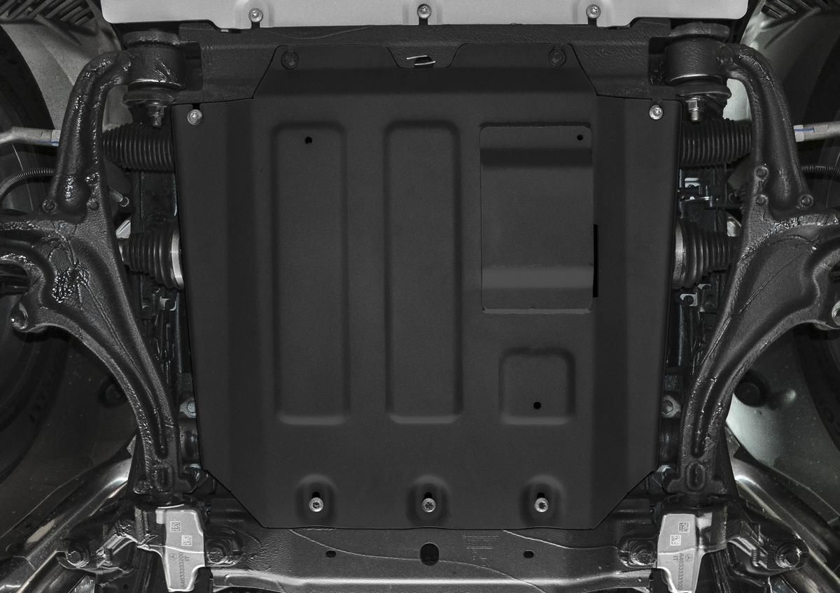 Защита картера Rival для Mercedes-Benz G-klasse W464 2018-н.в., сталь 3 мм, с крепежом, штампованная, 222.3947.1