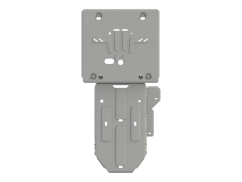 Защита картера и КПП для GENESIS GV80  2021 -, V-3.0D, FullWD; 2.5 AT, FullWD, Sheriff, алюминий 4 мм, арт. 09.4872