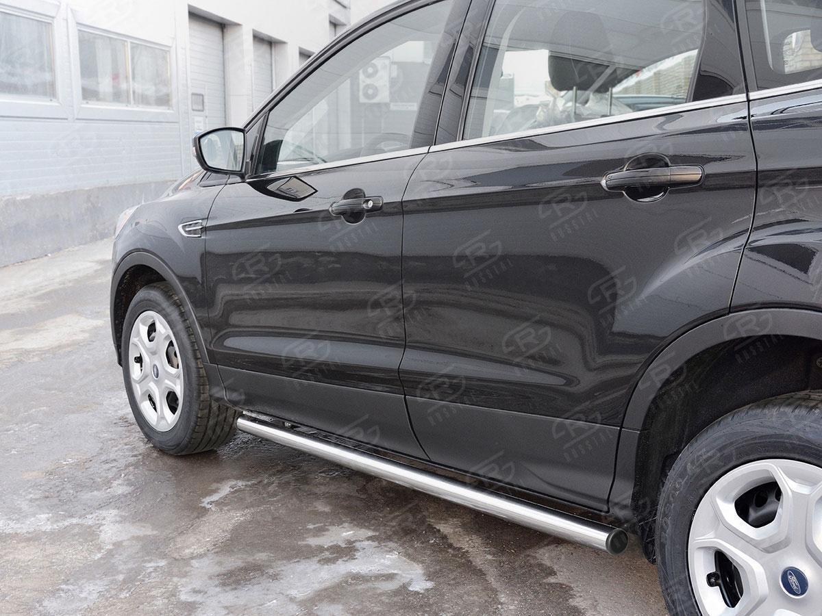 Пороги труба d57 вариант 2 Ford Kuga 2016, Slitkoff FGT-0026012