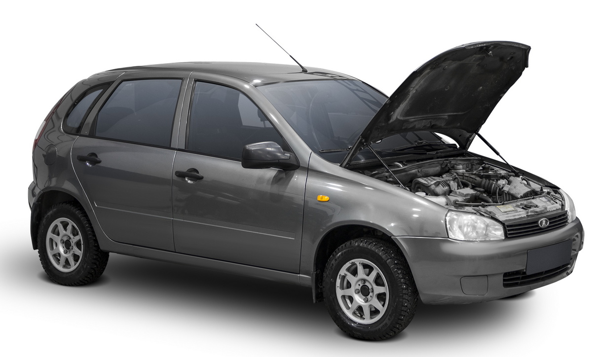 Амортизаторы капота АвтоУпор (2 шт.) Lada Kalina (2004-2013), Rival, арт. ULAKAL011