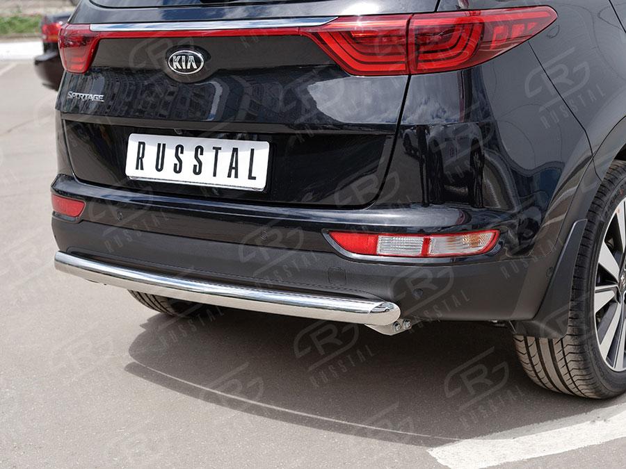 Защита заднего бампера d57 Kia Sportage 2016, Slitkoff KSZ-002295