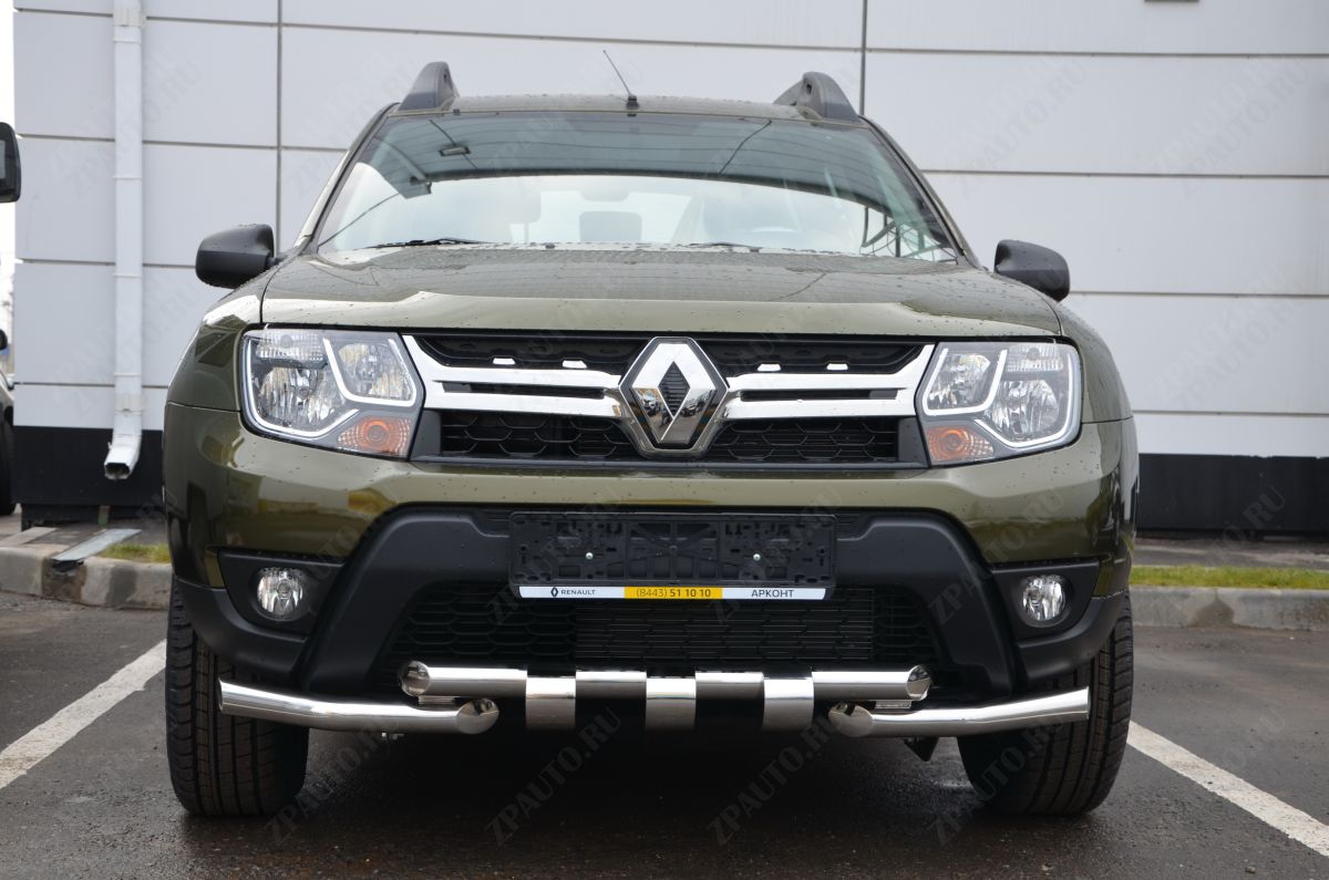 Защита переднего бампера  G для автомобиля RENAULT Duster 2011. RD.11.05, Россия