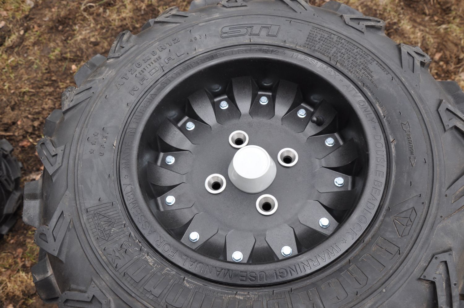 Диск ATV 4х137 Black, STORM, арт. MP 0420 V1 4х137 Black