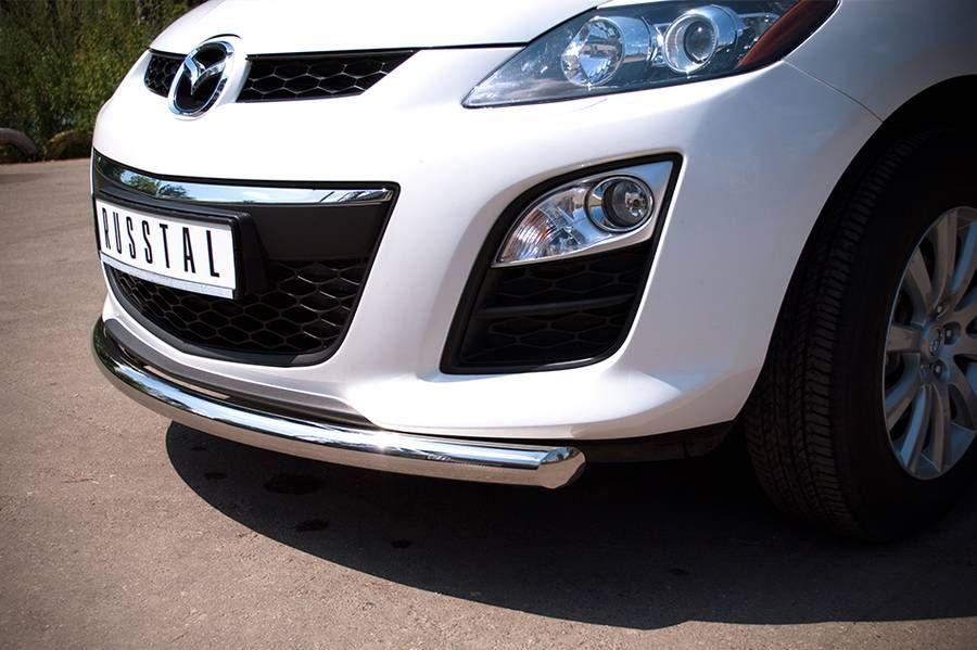 Защита переднего бампера d57 для Mazda CX-7 2010, Slitkoff MC7Z-000641
