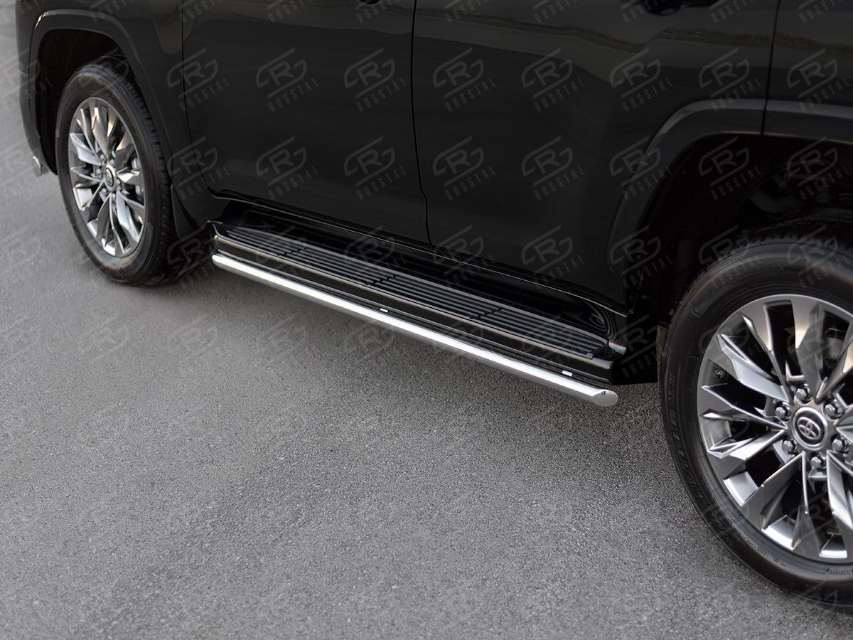 TOYOTA LAND CRUISER 300 2021 - Защита порогов d42 TLCT-003787