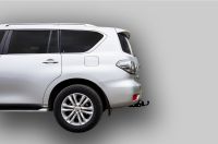 Фаркоп ТСУ для NISSAN PATROL (Y62) (внедорожник) 2010 -... (С НЕРЖАВЕЮЩЕЙ ПЛАСТИНОЙ), шт, Лидер-ПЛЮС, арт. N124-F(N)