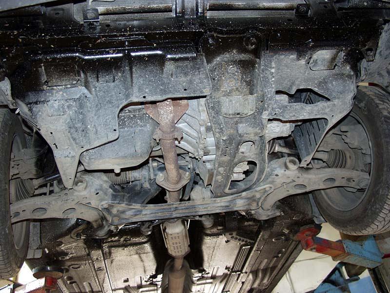 Защита картера и КПП для MAZDA Capella  1997 - 2002, V-кроме 2,5D и 2,5 V6, Sheriff, сталь 2,0 мм, арт. 12.0177