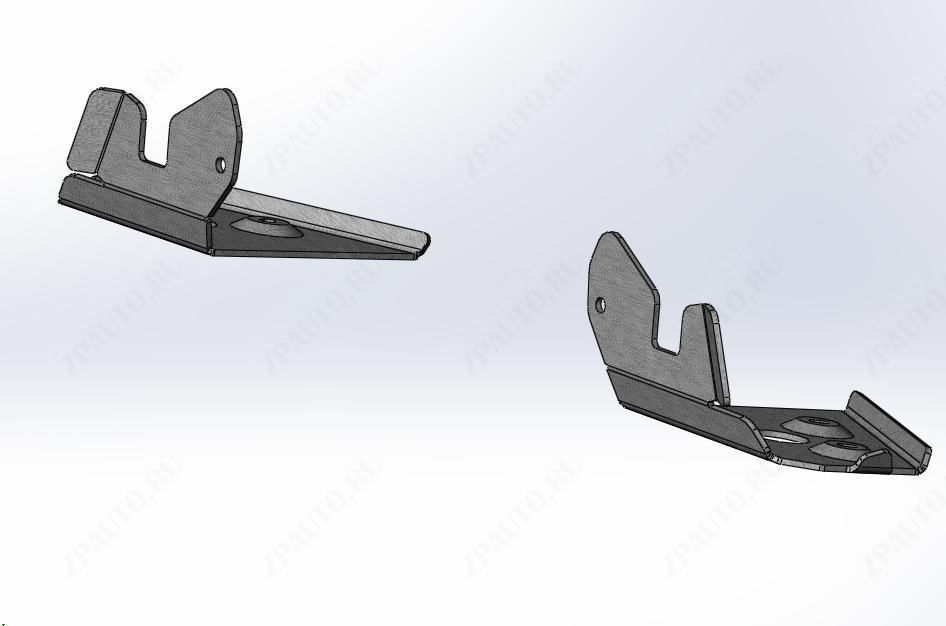 Защита рычагов для YAMAHA Kodiak  2016 -, алюминий 4 мм, STORM, арт. 3038