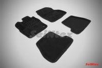 Ковры салонные 3D черные для Ford Focus III 2011-2015, Seintex 85867