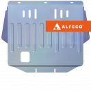 Защита  картера и КПП Peugeot 306 1994-2001 V-1,1; 1,4; 1,8;2,0;1,9D; 2,0D , ALFeco, алюминий 4мм, арт. ALF0405al-2