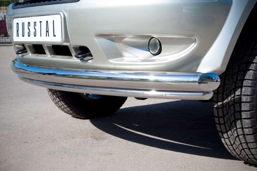 Защита переднего бампера d76/42 для UAZ Patriot, Slitkoff UPZ-000503