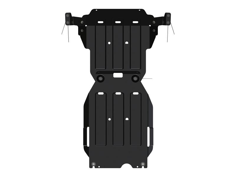 Защита КПП для ISUZU D-MAX  2017 - 2020, V-1.9TD, Sheriff, сталь 2,5 мм, арт. 32.3159