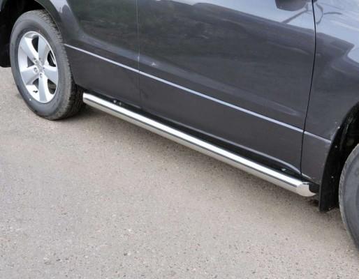 Пороги труба d57 вариант 1 для Suzuki Grand Vitara 5d 2008, Slitkoff SNT-0010201