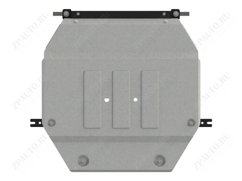 Защита картера и КПП для MITSUBISHI Delica  2018 - 2023, V-2.3D AT Full WD, Sheriff, алюминий 4 мм, арт. 14.5355