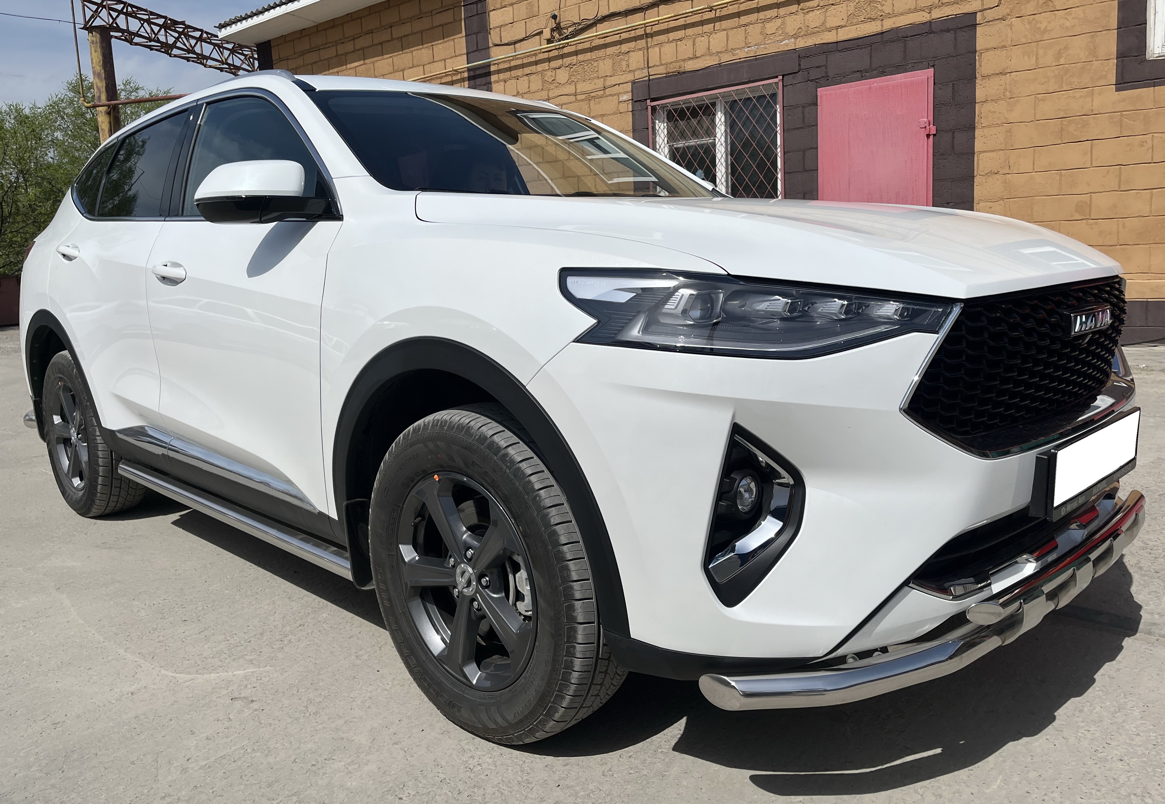 Защита  штатного порога  для автомобиля Haval F 7 2019. GWF7.19.32, Россия