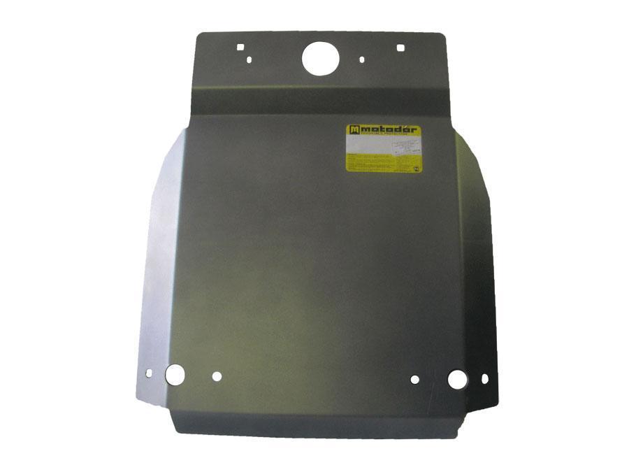 Защита двигателя, кпп, рк алюминиевая Motodor для Toyota Hilux 2011 2011-2015 (5 мм, алюминий), 32514