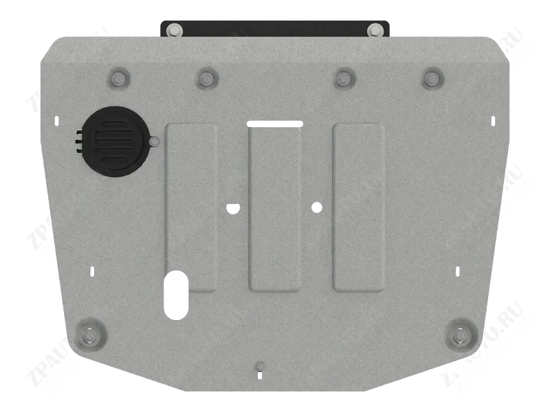 Защита картера и КПП для HONDA Civic  2015-2021, V-1,5; 2,0 AT FWD, Sheriff, алюминий 4 мм, арт. 09.5298