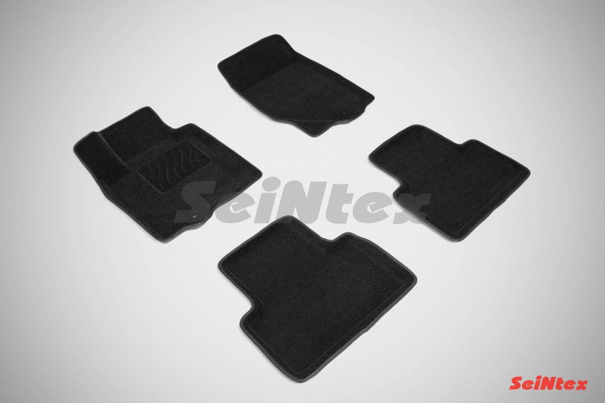 Ковры салонные 3D черные для Infiniti FX II 2008-, Seintex 84975