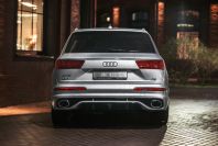 Облицовка заднего бампера в сборе для Audi Q7 S-line (без насадок) 2015-2020, MTR, арт. MTR-4M-150113