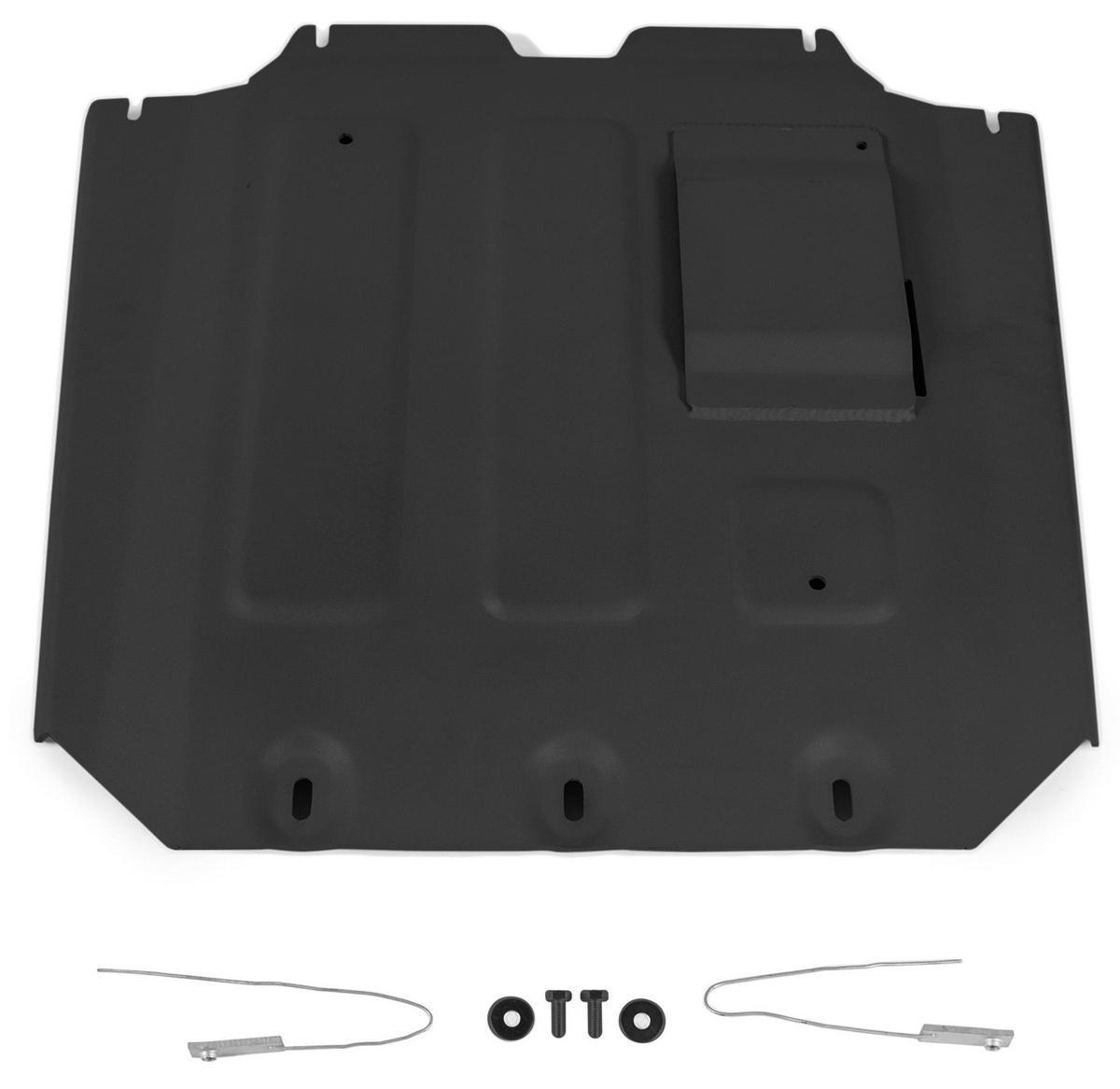 Защита картера Rival для Mercedes-Benz G-klasse W464 2018-н.в., сталь 3 мм, с крепежом, штампованная, 222.3947.1