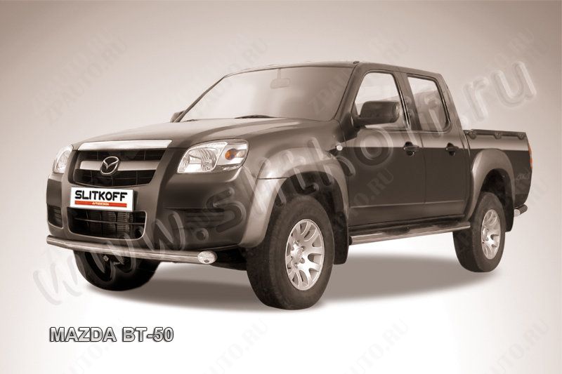 Защита переднего бампера d76 Mazda BT-50 (2006-2011) , Slitkoff, арт. MZB008
